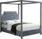 Rowan Velvet Canopy Bed