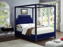 Rowan Velvet Canopy Bed