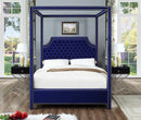 Rowan Velvet Canopy Bed