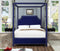 Rowan Velvet Canopy Bed