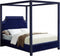 Rowan Velvet Canopy Bed