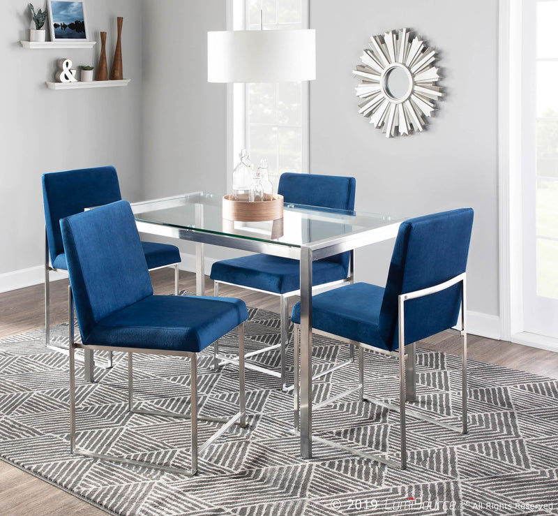 High Back Fuji Dining Chair - Set Of 2