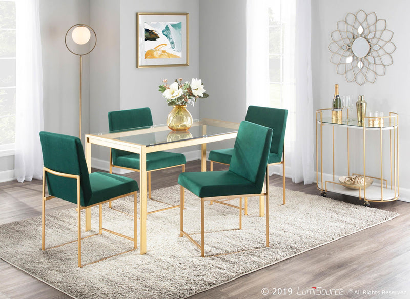 High Back Fuji Dining Chair - Set Of 2