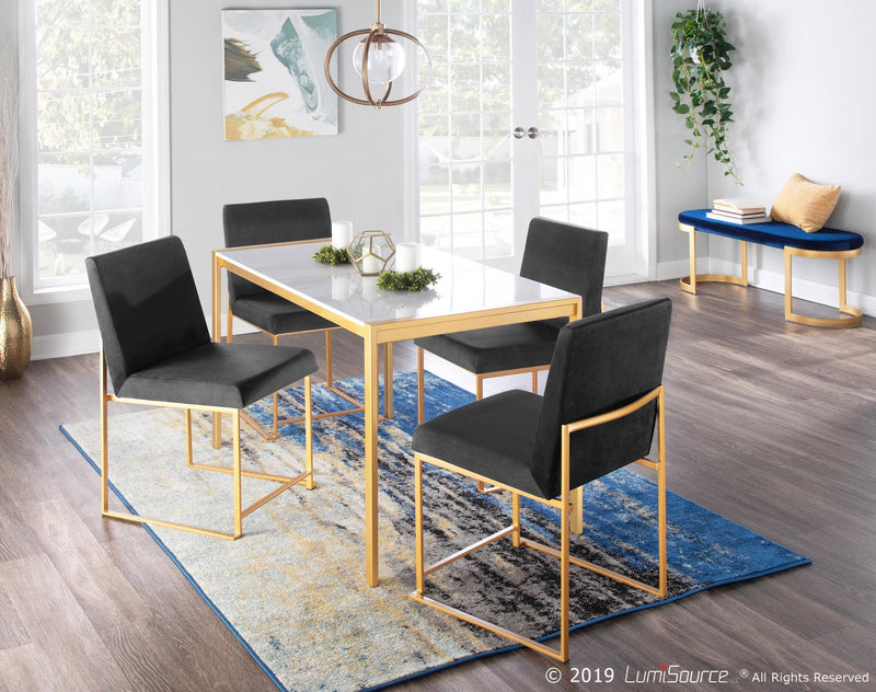 High Back Fuji Dining Chair - Set Of 2
