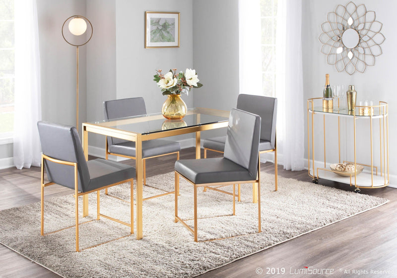 High Back Fuji Dining Chair - Set Of 2