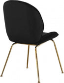 Paris Velvet Dining Chair Gold Frame (set of 2)