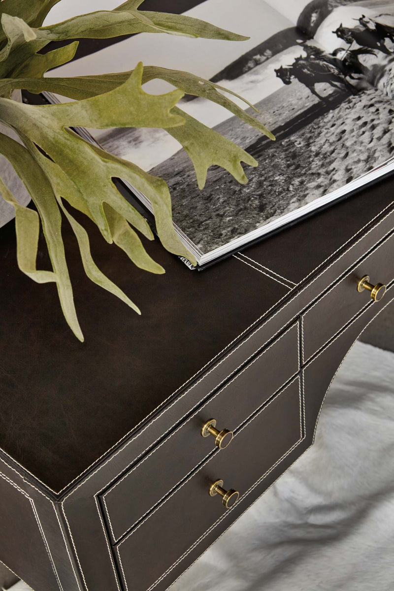Clarendon Leather Wrapped Desk
