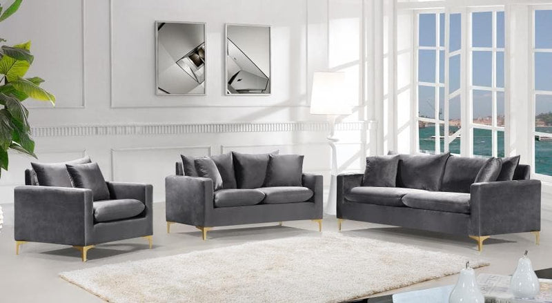Naomi Velvet Sofa