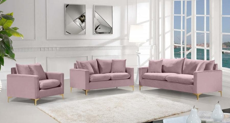 Naomi Velvet Sofa