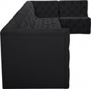 Tuft Velvet Modular 7 Piece Sectional