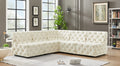 Tuft Velvet Modular 5 Piece Sectional