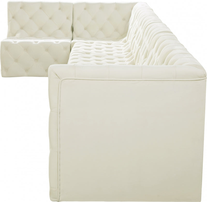 Tuft Velvet Modular 7 Piece Sectional