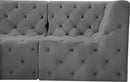 Tuft Velvet Modular 5 Piece Sectional