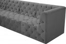 Tuft Velvet Modular 6 Piece Sectional