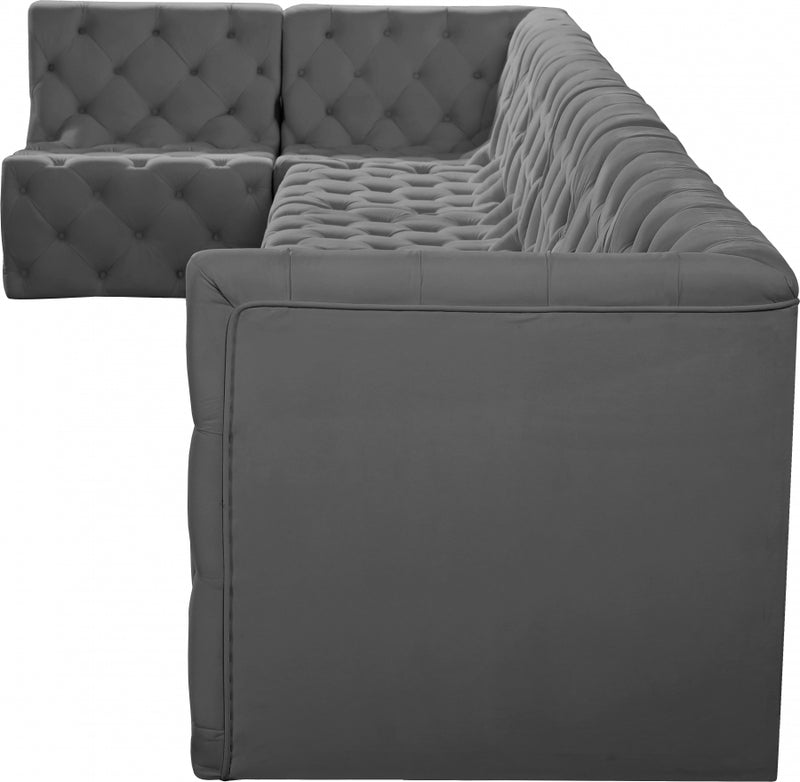 Tuft Velvet Modular 7 Piece Sectional