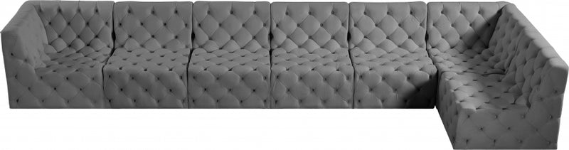 Tuft Velvet Modular 7 Piece Sectional