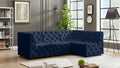 Tuft Velvet Modular 4 Piece Sectional