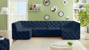 Tuft Velvet Modular 6 Piece Sectional