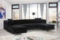 Gail Velvet 3 Piece Sectional
