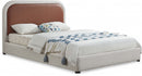 Blake Faux Leather Fabric Bed