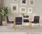 High Back Fuji Dining Chair - Set Of 2