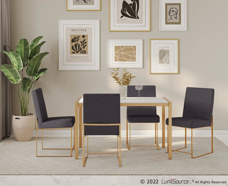 High Back Fuji Dining Chair - Set Of 2