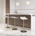 Ale Barstool Gold Steel - Set Of 2