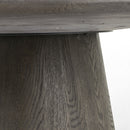 Skye Round Dining Table-White Marble