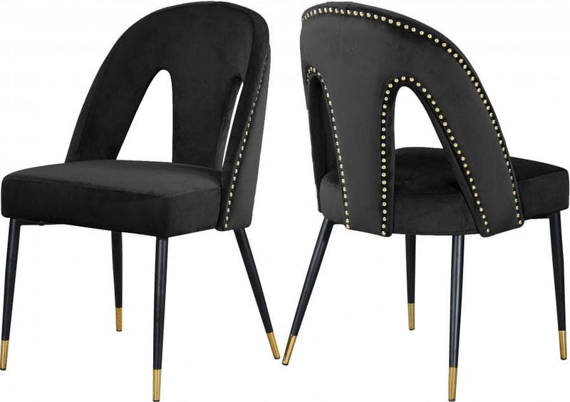 Akoya Velvet Dining Chair set of 2