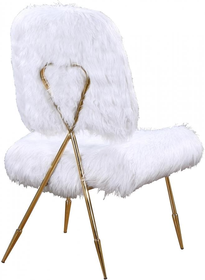 Magnolia Faux Fur Accent Chair