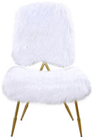 Magnolia Faux Fur Accent Chair