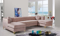 Graham Velvet 3 Piece Sectional