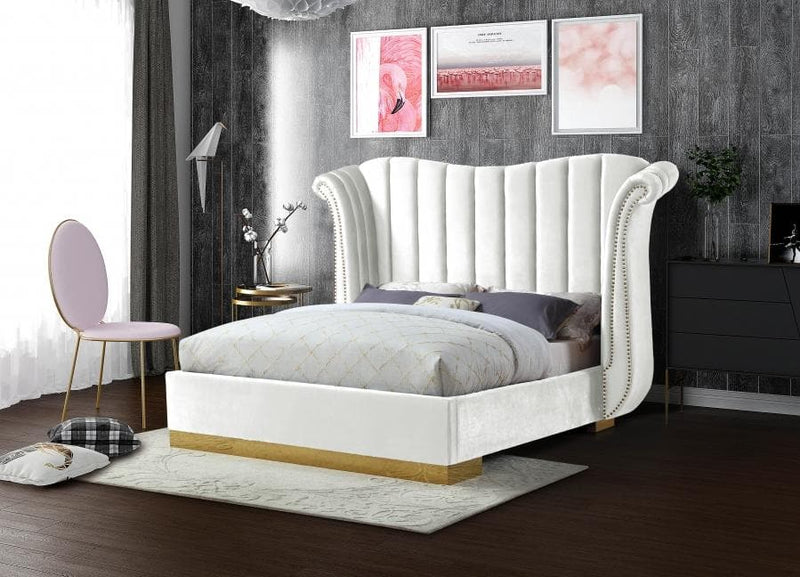 Flora Velvet Bed