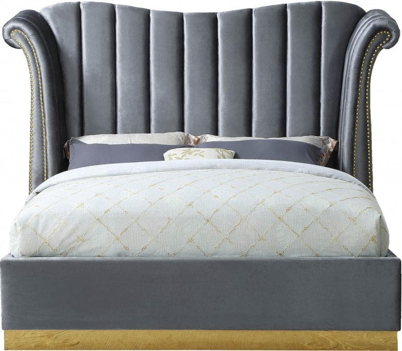 Flora Velvet Bed