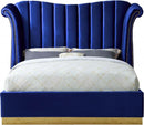 Flora Velvet Bed