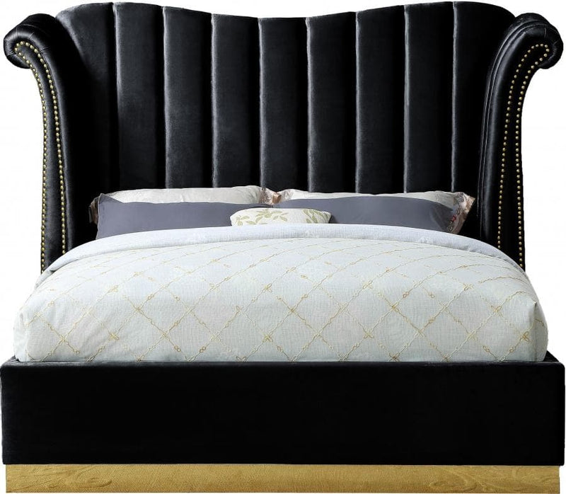 Flora Velvet Bed