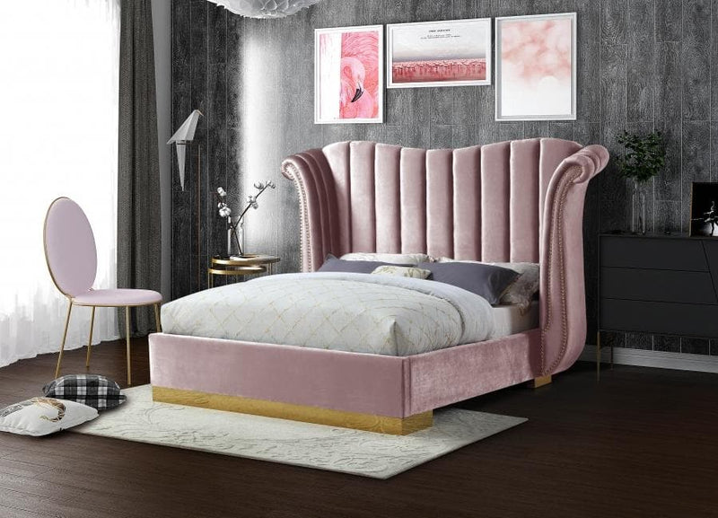 Flora Velvet Bed