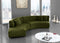 Kenzi Velvet 2 Piece Sectional