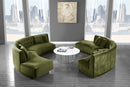 Kenzi Velvet 2 Piece Sectional