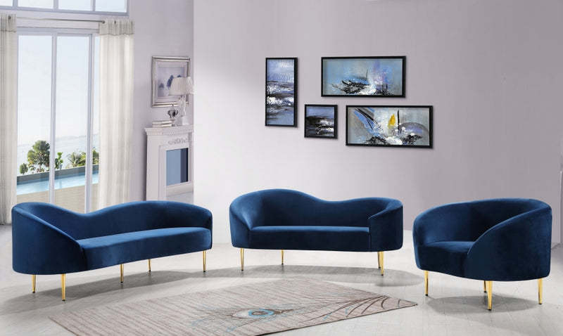 Ritz Velvet Sofa