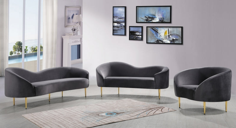 Ritz Velvet Sofa