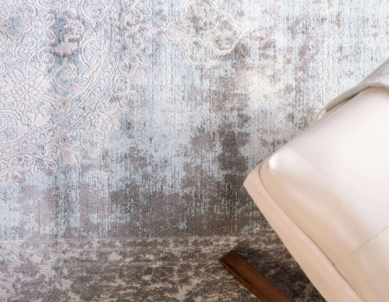 Light Blue 2' 7 x 10' New Classical Runner Rug