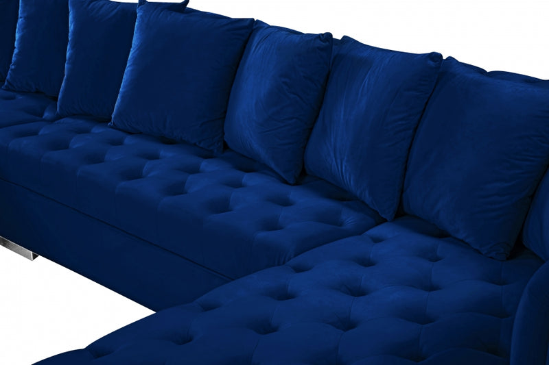 Presley 3 Piece Velvet Sectional