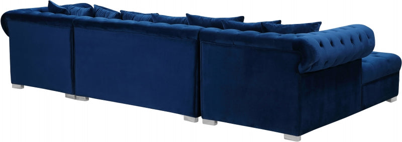 Presley 3 Piece Velvet Sectional