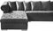 Presley 3 Piece Velvet Sectional