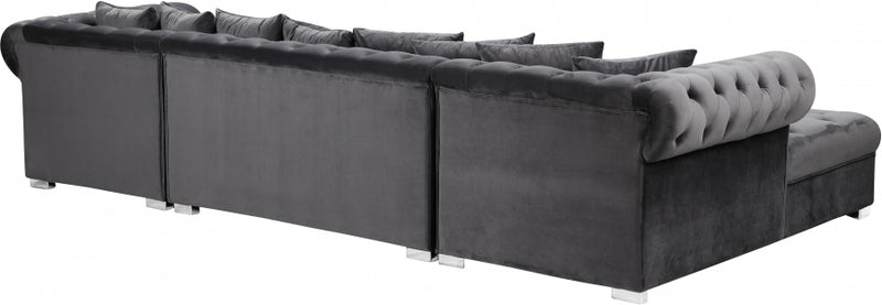 Presley 3 Piece Velvet Sectional