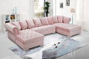Presley 3 Piece Velvet Sectional