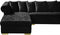 Presley 3 Piece Velvet Sectional