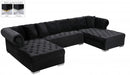 Presley 3 Piece Velvet Sectional