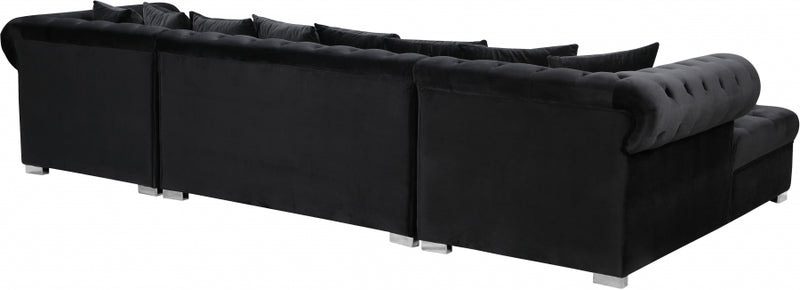 Presley 3 Piece Velvet Sectional